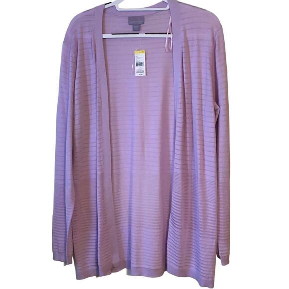 Laura Scott Lightweight Lilac Sweater L - Picture 1 of 7